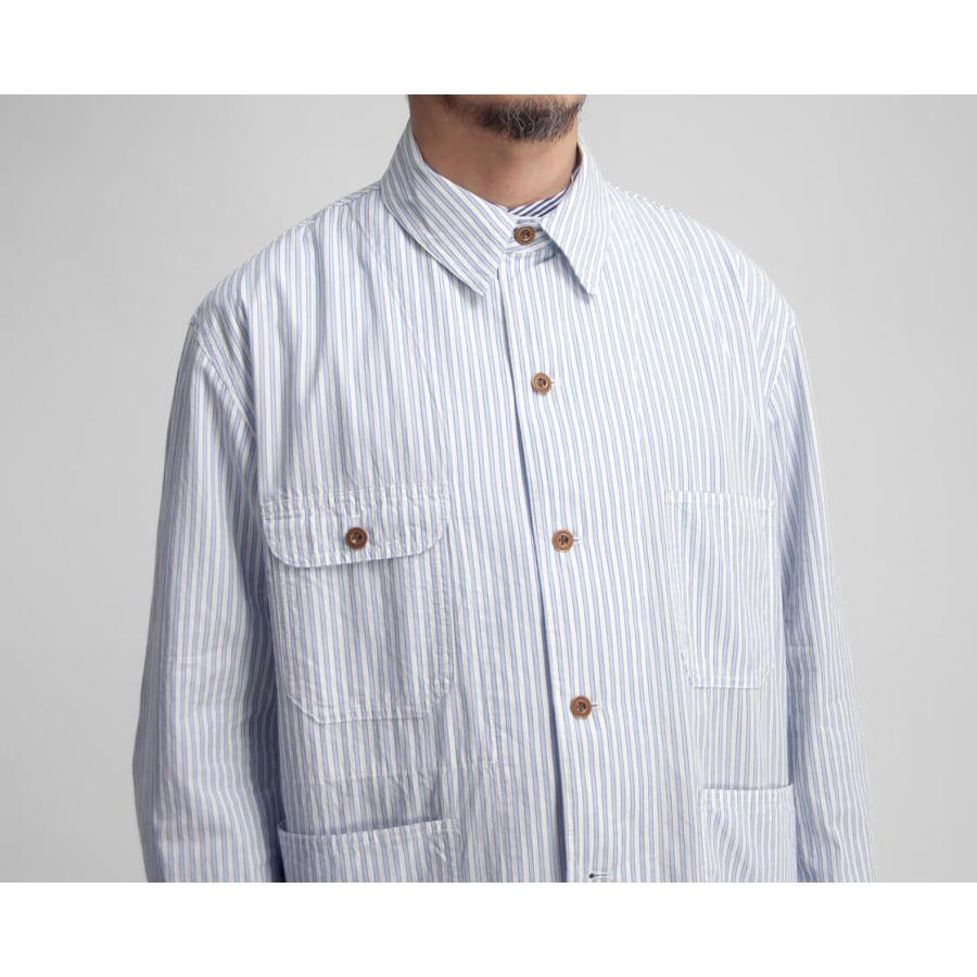 H.UNIT STORE LABEL エイチユニット H.UNIT ストライプ シャツオール