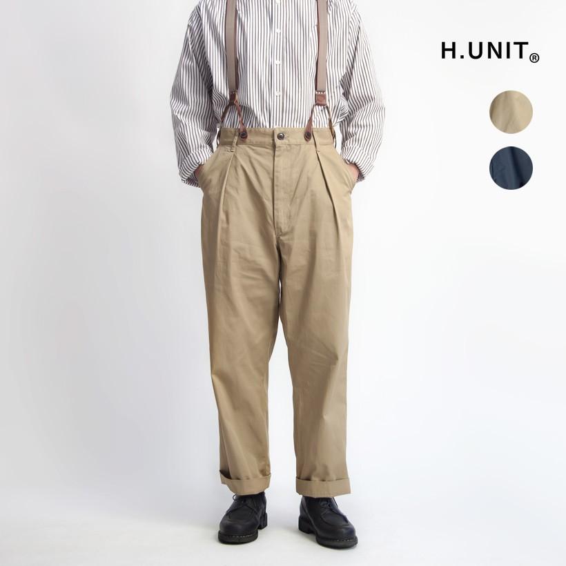 セール価格 エイチユニット H Unit サスペンダーワイドパンツ コーマツイル 日本製 メンズ Hu Hpt0 Marc Arrows マークアローズ 通販 Yahoo ショッピング