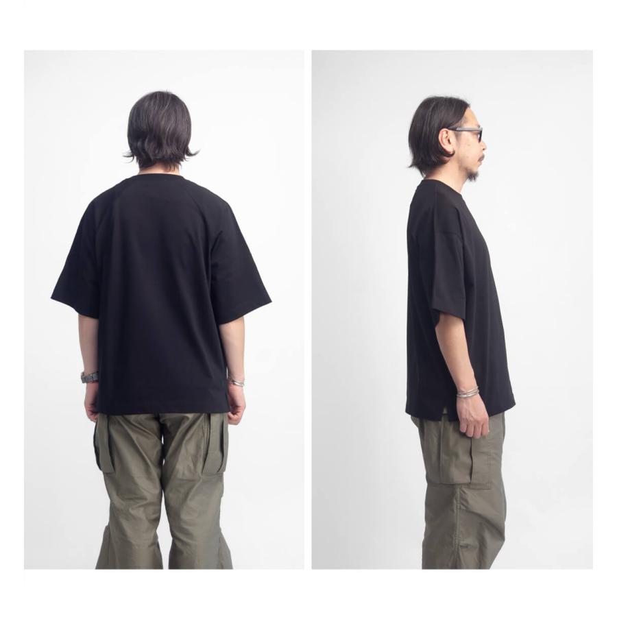 セール価格】 マレッド Mared 強撚天竺 スプリットラグランスリーブT