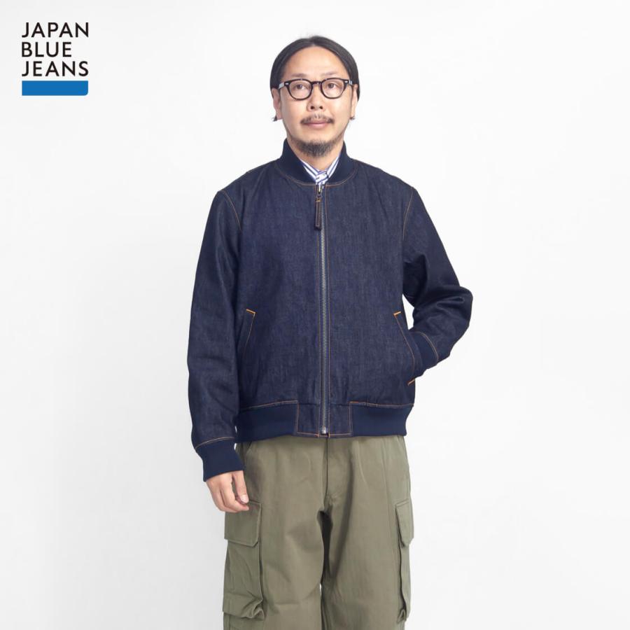 【美品】JAPAN BLUE JEANS デニムボンバージャケット XL JAPAN BLUE JEANS ジャパンブルージーンズ デニムジャケット