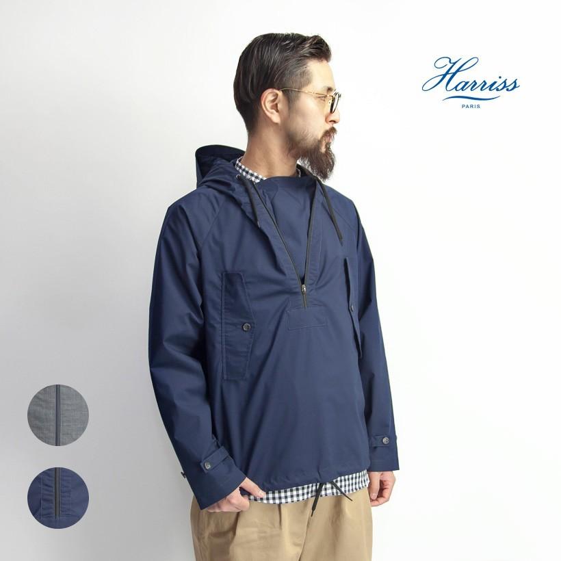 ハリス Harriss アノラックパーカー プルオーバー Tcストレッチウェザー ハーフジップ メンズ Kan Marc Arrows マークアローズ 通販 Yahoo ショッピング