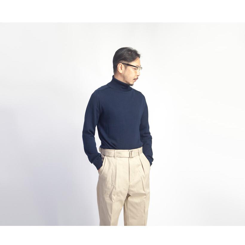 セール価格 ハリス Harriss ハイゲージタートルネックニット エクストラファインメリノウール ホールガーメント 日本製 メンズ Kan 6403 Marc Arrows マークアローズ 通販 Yahoo ショッピング