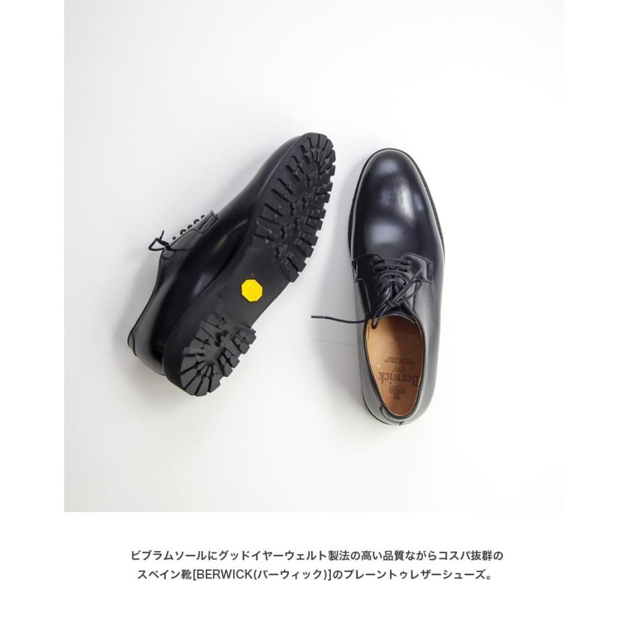Berwick バーウィック 外羽根プレーントゥ レザーシューズ ビブラムソール メンズ Kan 5768 Marc Arrows マークアローズ 通販 Yahoo ショッピング