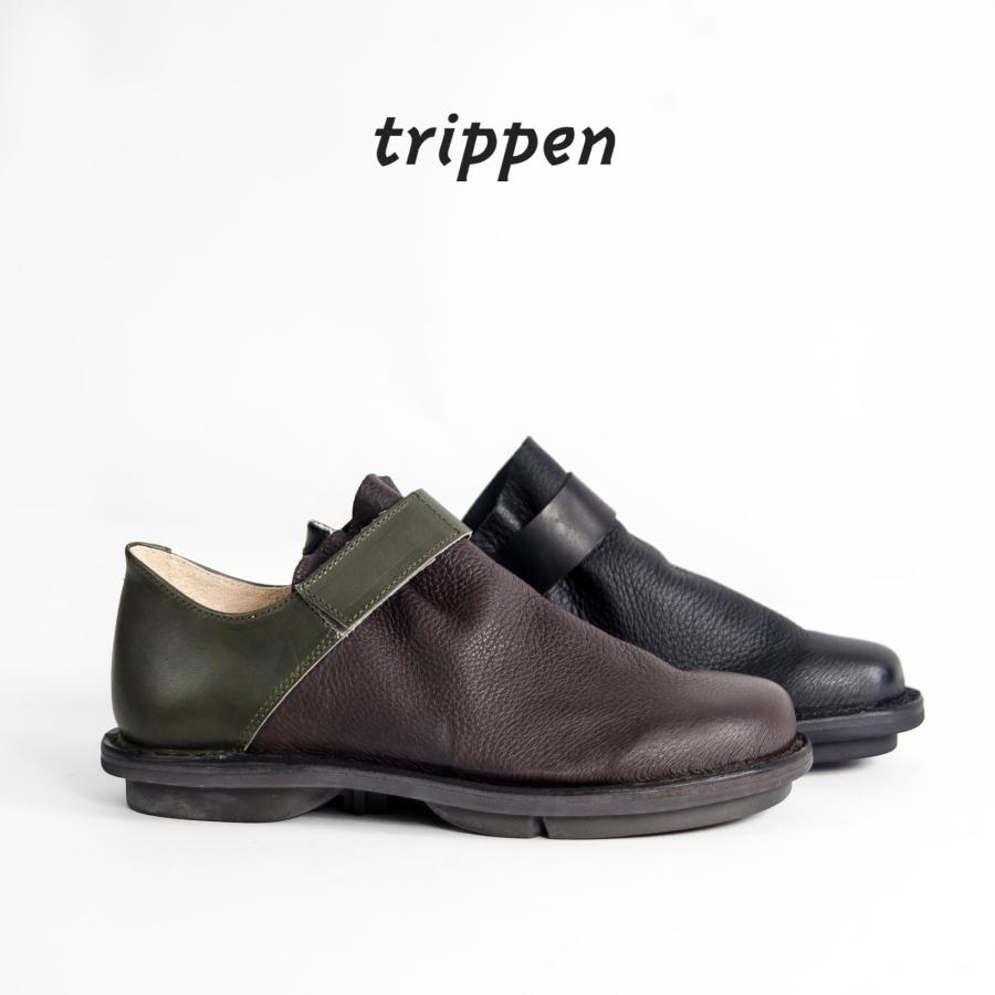 トリッペン trippen BEUTEL ベルクロストラップ レザーシューズ 別注