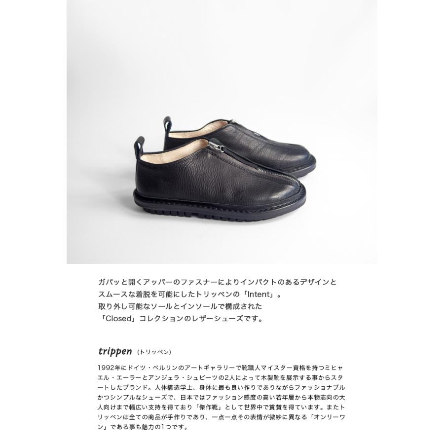 【1度着用のみ美品】 トリッペン レザーシューズ 革靴 スリッポン trippen トリッペン YEN スリッポン レザーシューズ プレーン