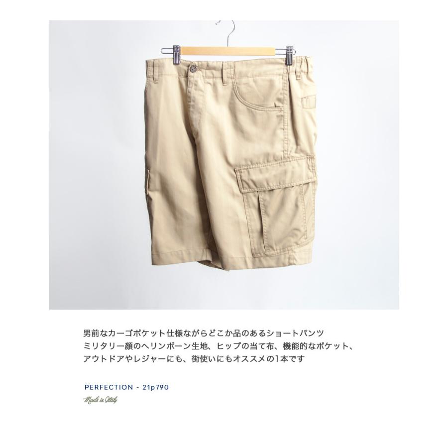 セール価格 ペルフェクション Perfection ヘリンボーン カーゴショートパンツ メンズ Kan P Marc Arrows マークアローズ 通販 Yahoo ショッピング
