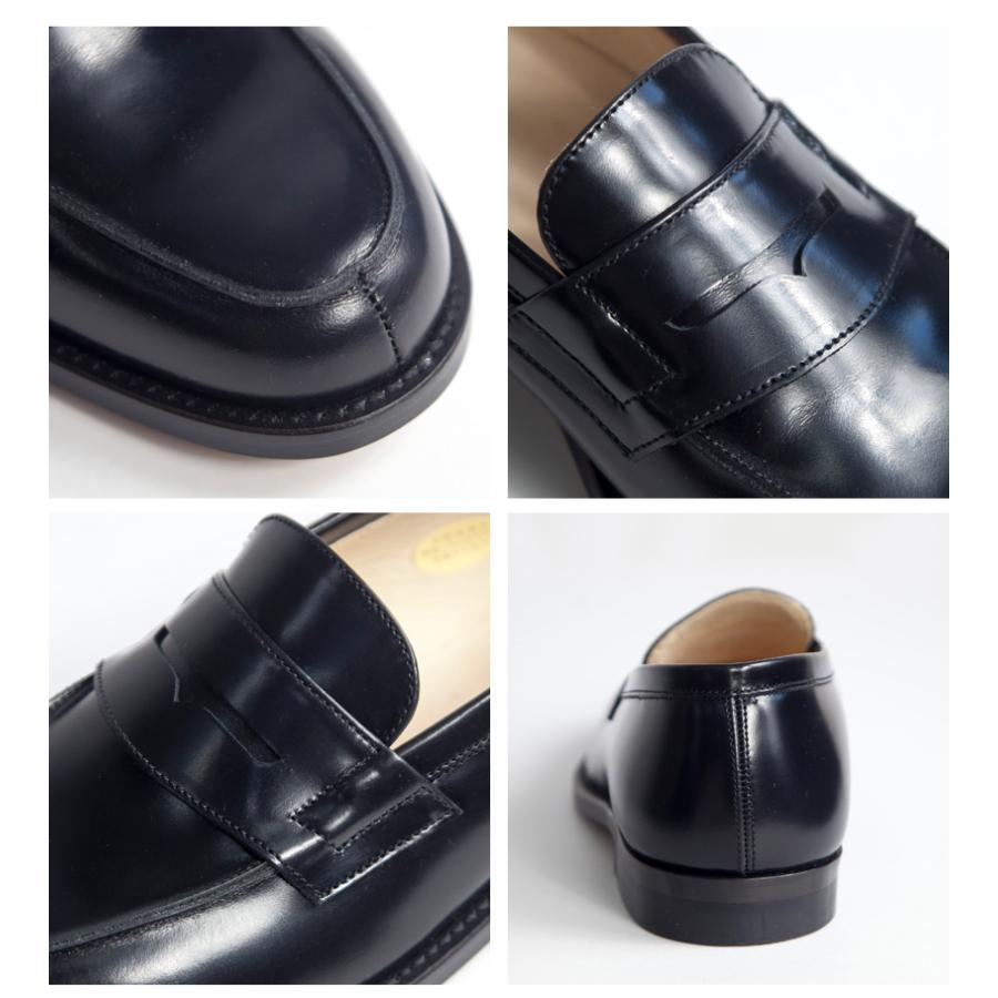 PICCANTE（ピカンテ） ガラスレザー コインローファー 日本製 メンズ