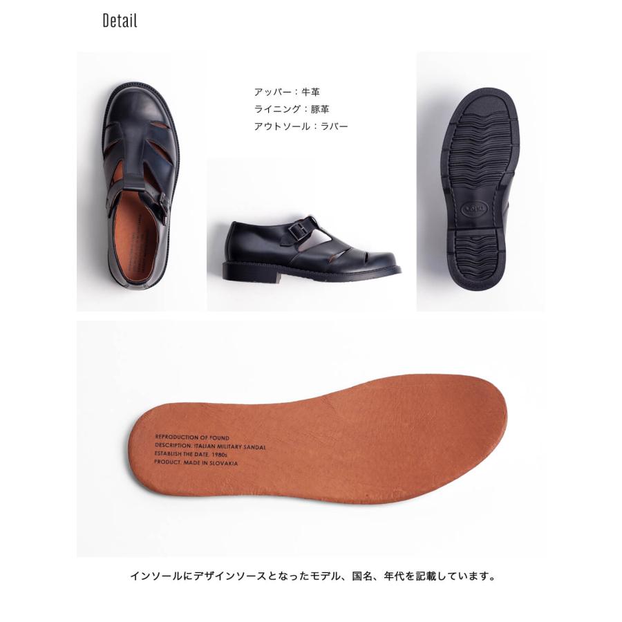 【used フォロー割！】リプロダクションオブファウンド グルカサンダル 黒 REPRODUCTION OF FOUND リプロダクション・オブ・ファウンド
