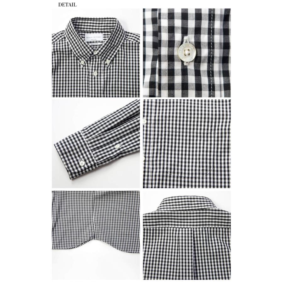 MANUAL ALPHABET（マニュアルアルファベット） ギンガムチェックシャツ