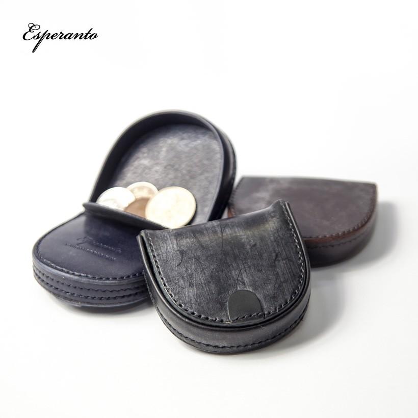 馬蹄型コインケース 小銭入れ ブライドルレザー 本革 日本製 メンズ レディース