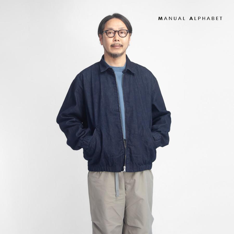 MANUAL ALPHABET（マニュアルアルファベット） デニム スイングトップ