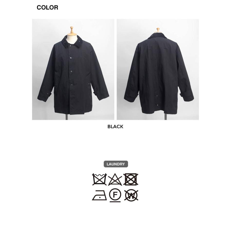 MANUAL ALPHABET（マニュアルアルファベット） バルカラーハーフコート