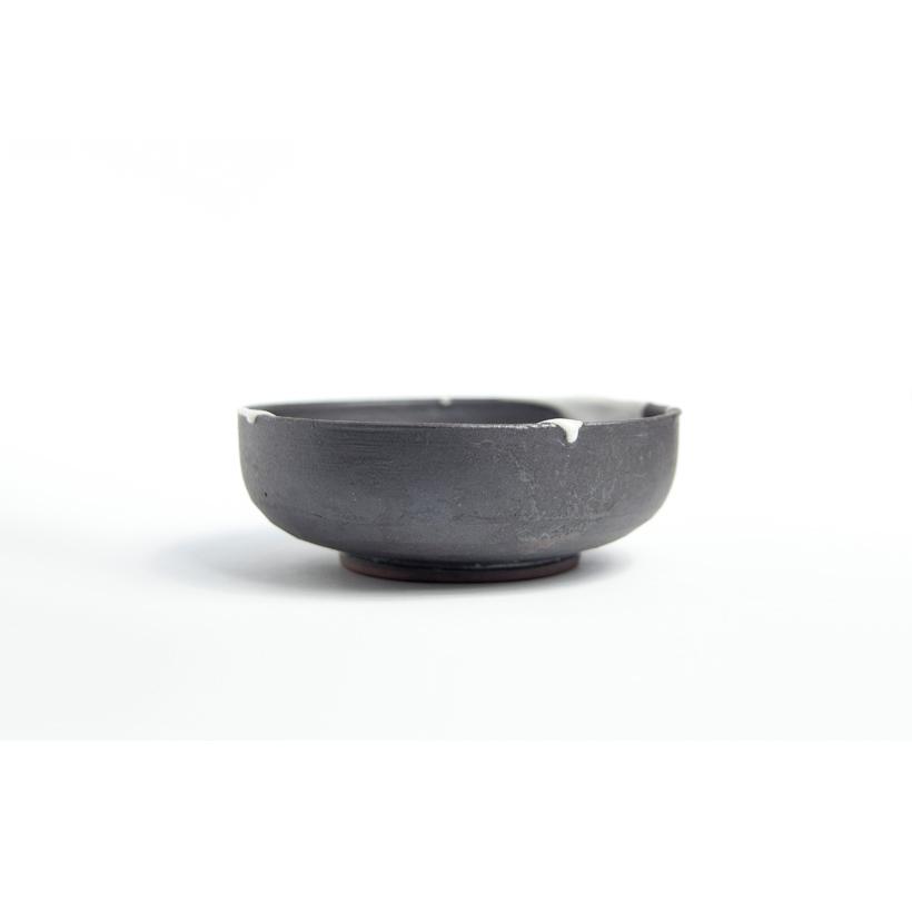 丹波焼 丹波立杭焼 丹文窯 白黒 小鉢 取り皿 陶器 かわいい おしゃれ
