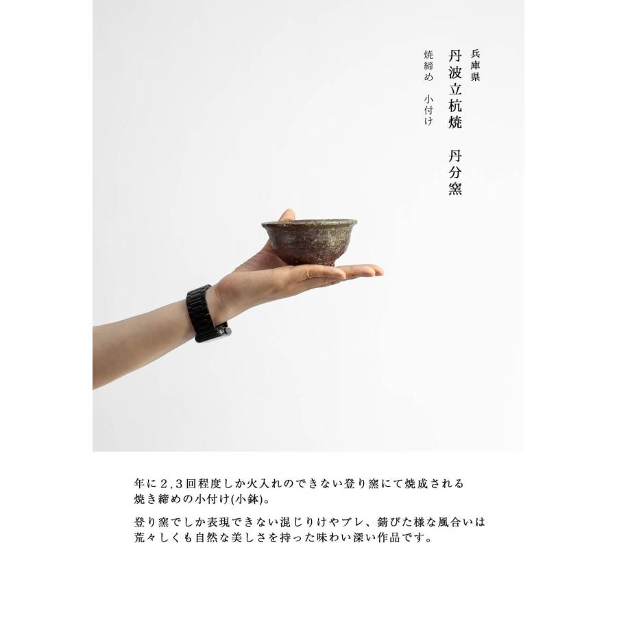 丹波焼 丹波立杭焼 丹文窯 大西雅文 焼き締め 小付け 小鉢 陶器