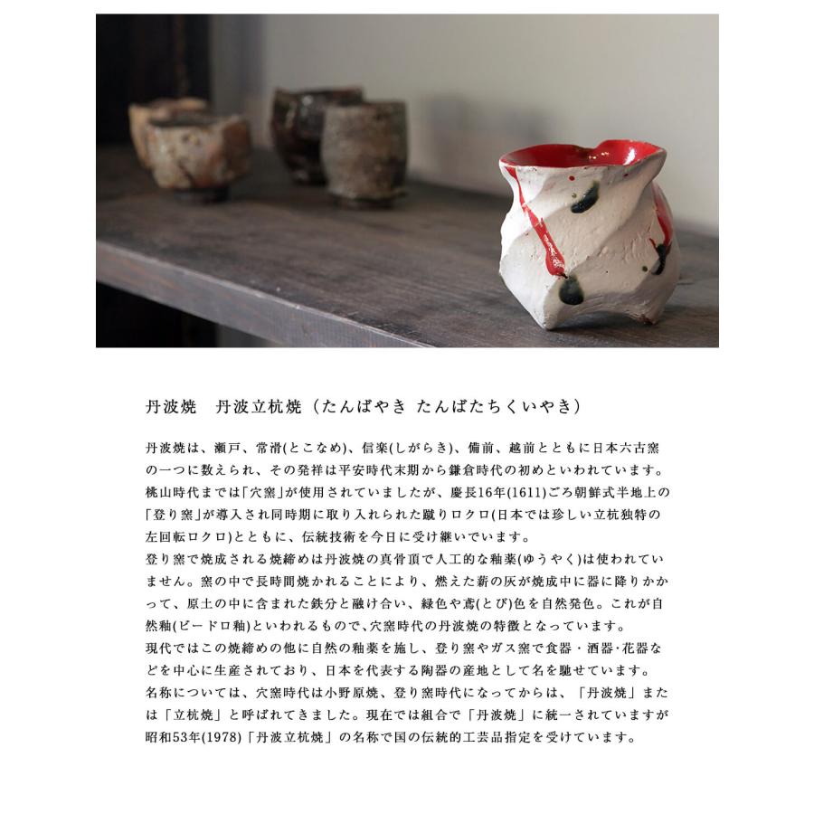 丹波焼 丹波立杭焼 丹文窯 大西雅文 焼き締め 小付け 小鉢 陶器