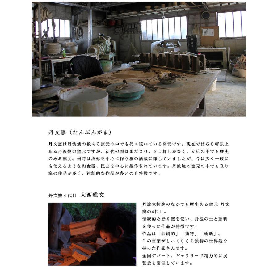 丹波焼 丹波立杭焼 丹文窯 大西雅文 焼き締め 小付け 小鉢 陶器