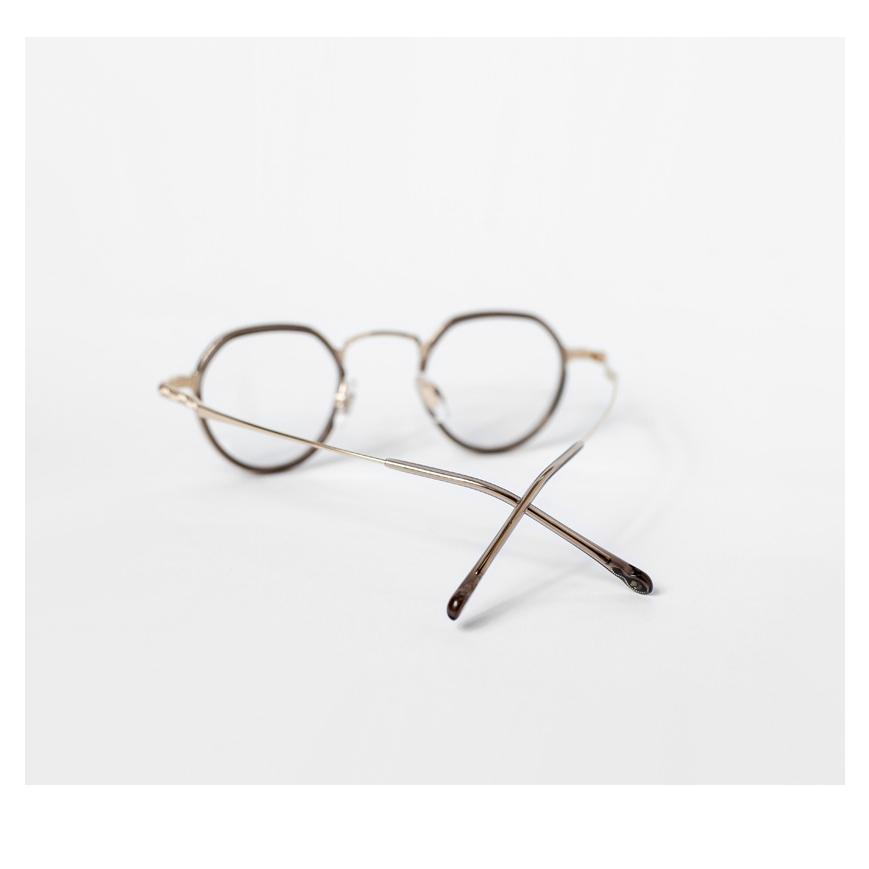 内藤熊八作 ボストンフレーム コンビネーション クラウンパント N-046S