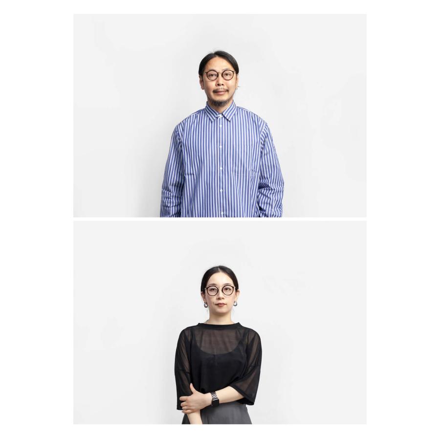 内藤熊八作 ボストンフレーム クラウンパント コンビネーション N-054