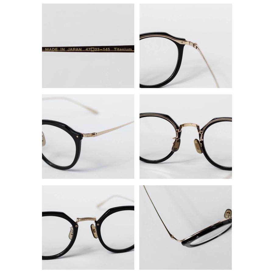 内藤熊八作 ボストンフレーム クラウンパント コンビネーション N-054