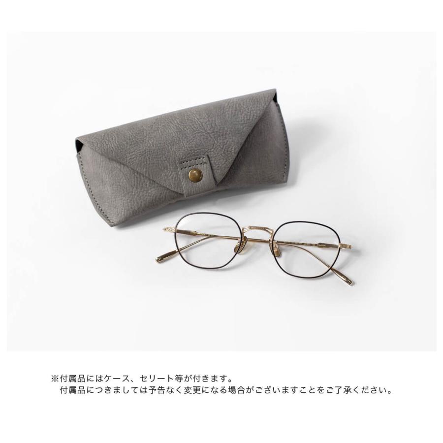 内藤熊八作 スクエアフレーム チタン N-301 日本製 鯖江 メガネ 度付き