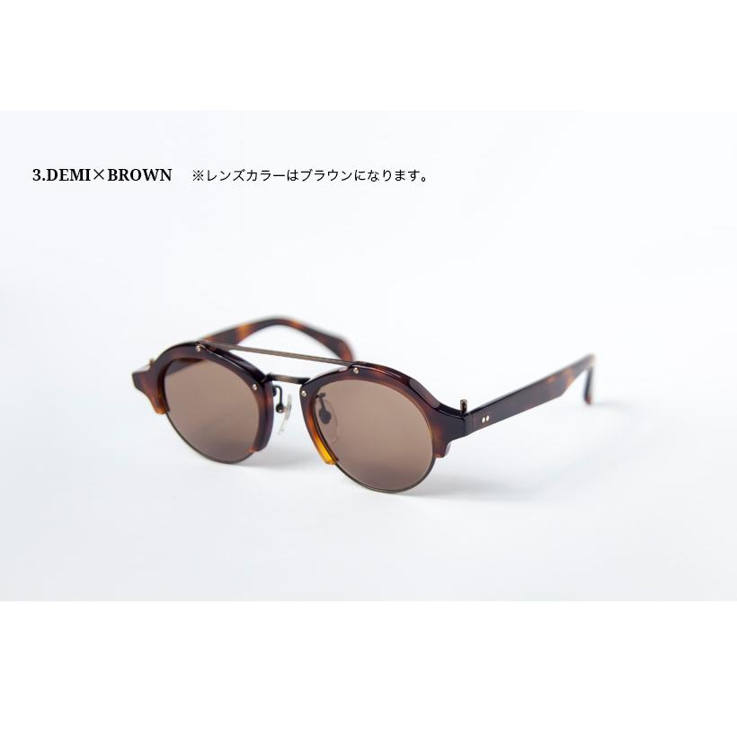パイン pine 1003SG コンビ ツーブリッジ ボストンサングラス 49サイズ