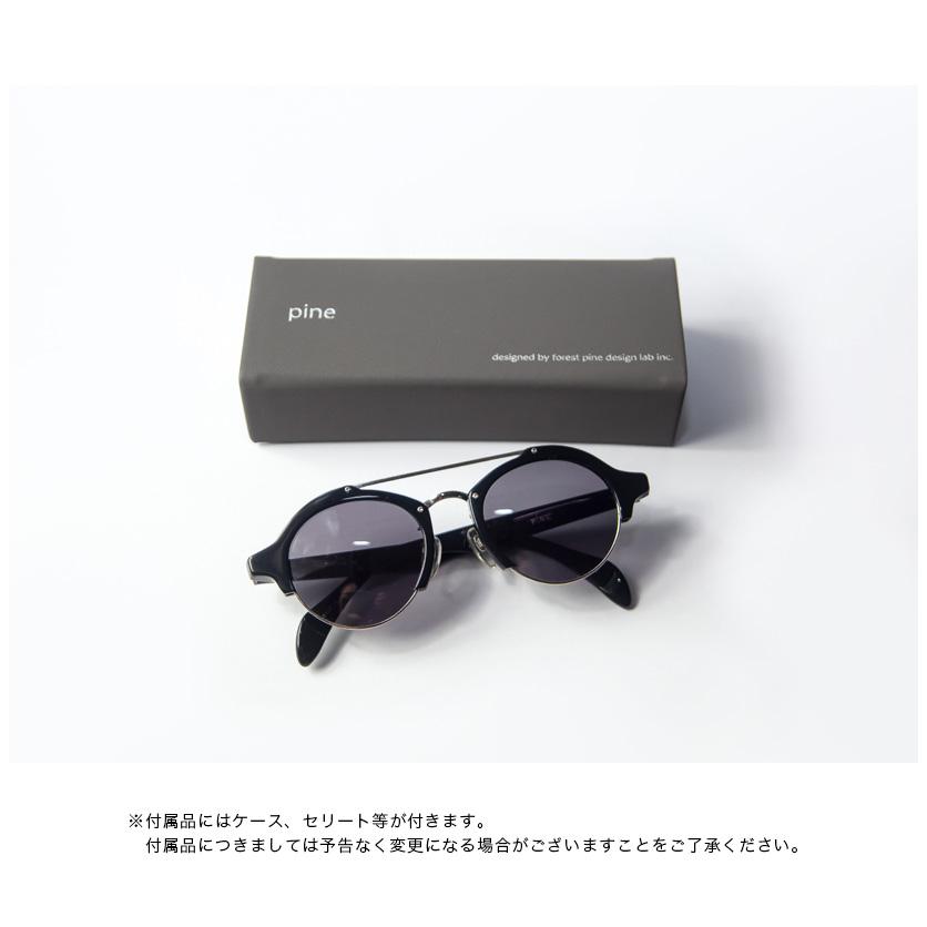 パイン pine 1003SG コンビ ツーブリッジ ボストンサングラス 49サイズ