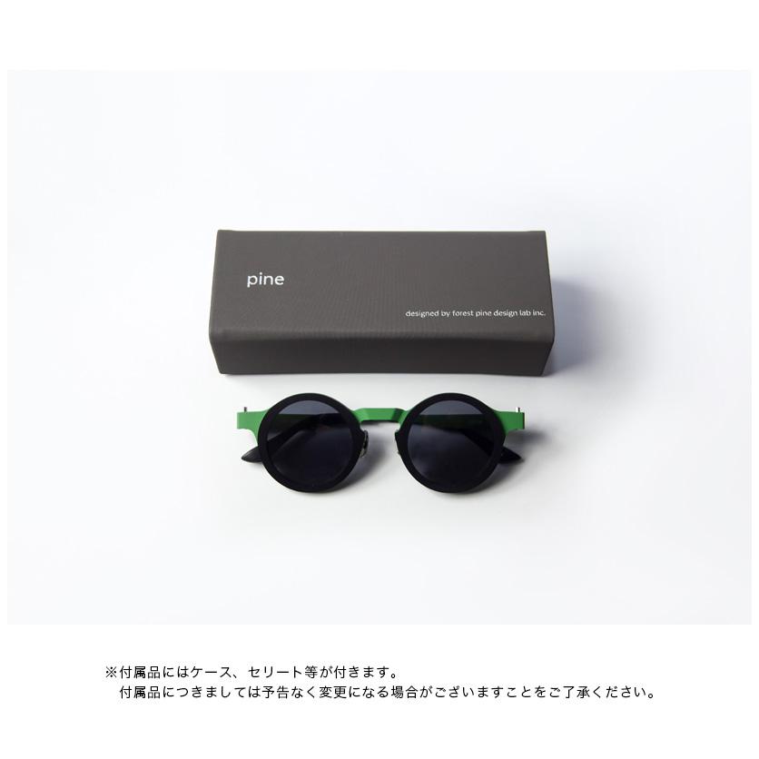 パイン pine 1033SG コンビ ラウンドサングラス 42サイズ 日本製 鯖江