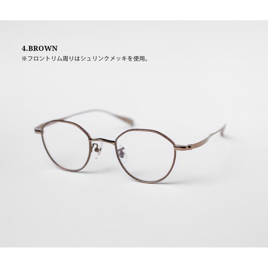 クラウンパントフレーム 辻眼鏡 国松謹製 チタン TJ-002 日本製 鯖江