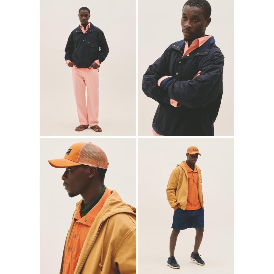 00s eddie bauer エディーバウアー コットンニット オレンジ M Eddie Bauer（エディーバウアー） ウィンドシャツプルオーバー