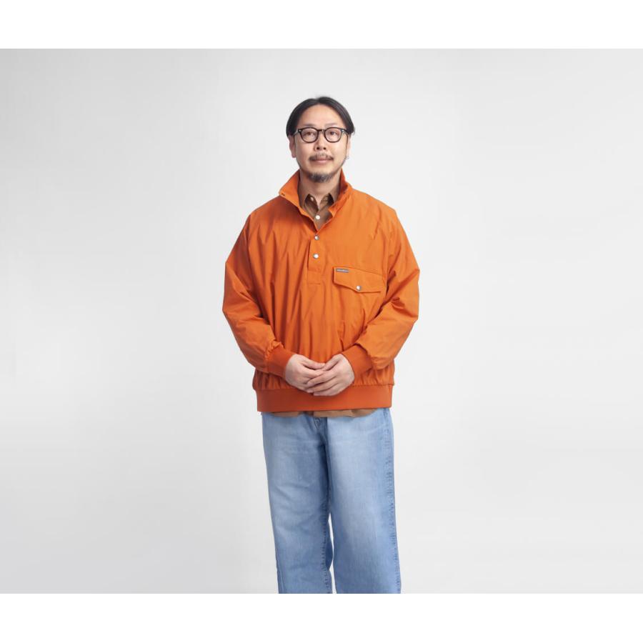 00s eddie bauer エディーバウアー コットンニット オレンジ M Eddie Bauer（エディーバウアー） ウィンドシャツプルオーバー
