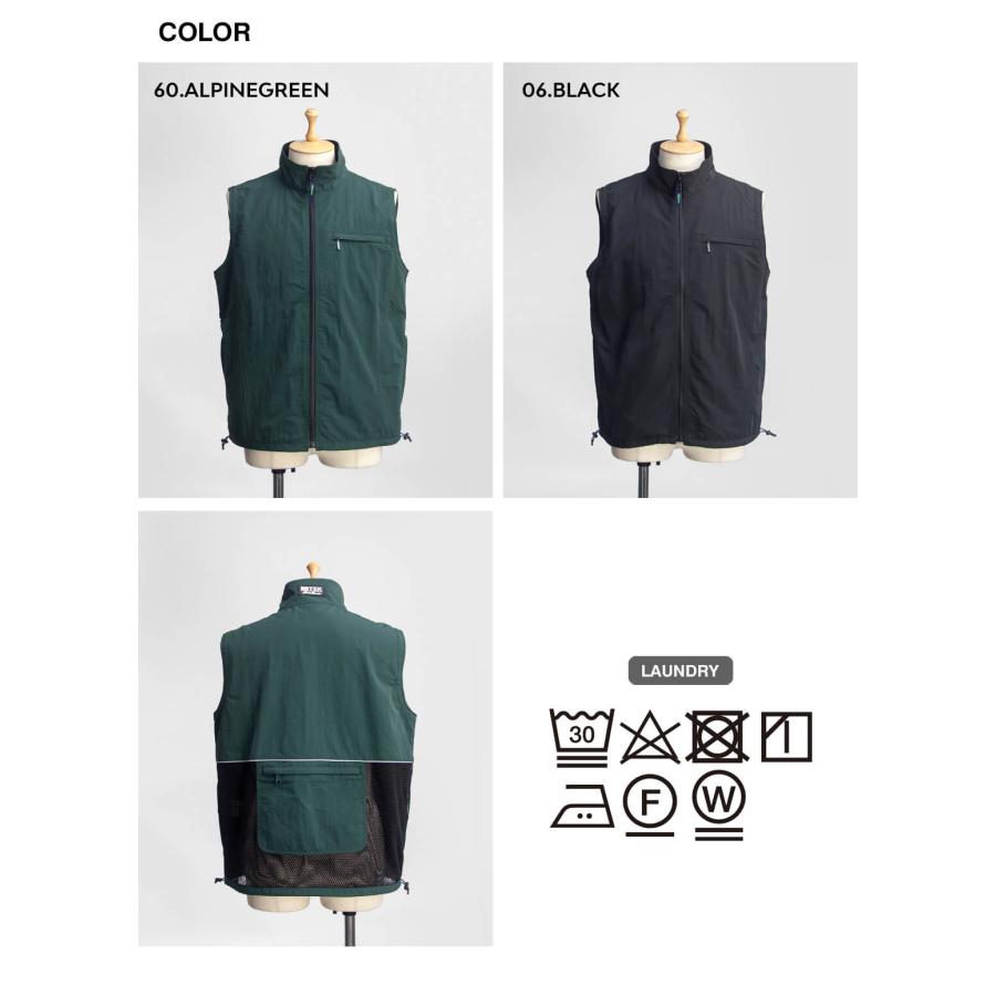 90s E B T E K ナイロンベスト イエロー テック系 メッシュ Eddie Bauer（エディーバウアー） イービーテック EBTEK Eddie Bauer