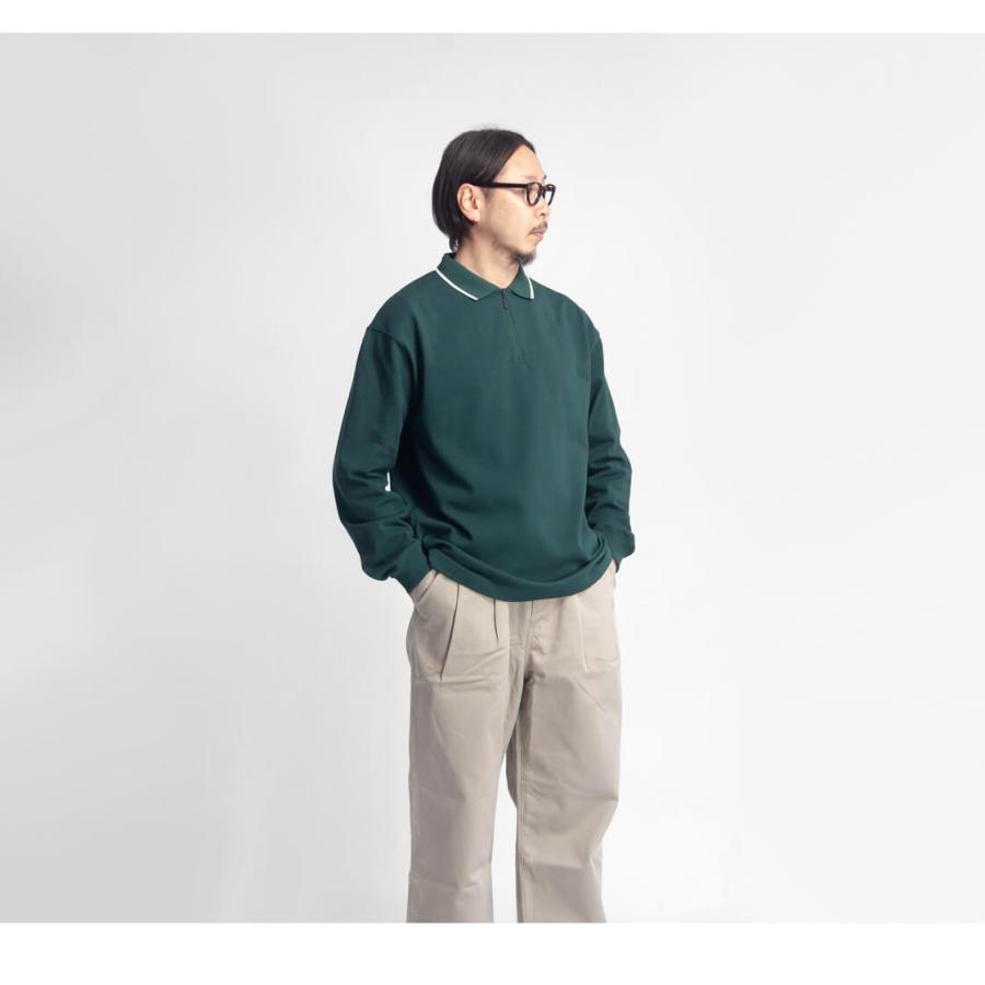 Eddie Bauer（エディーバウアー） EDDIE BAUER QUARTER ZIP RUGGER