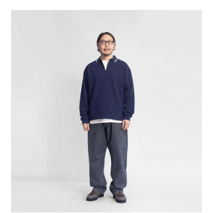 Eddie Bauer（エディーバウアー） EDDIE BAUER QUARTER ZIP RUGGER