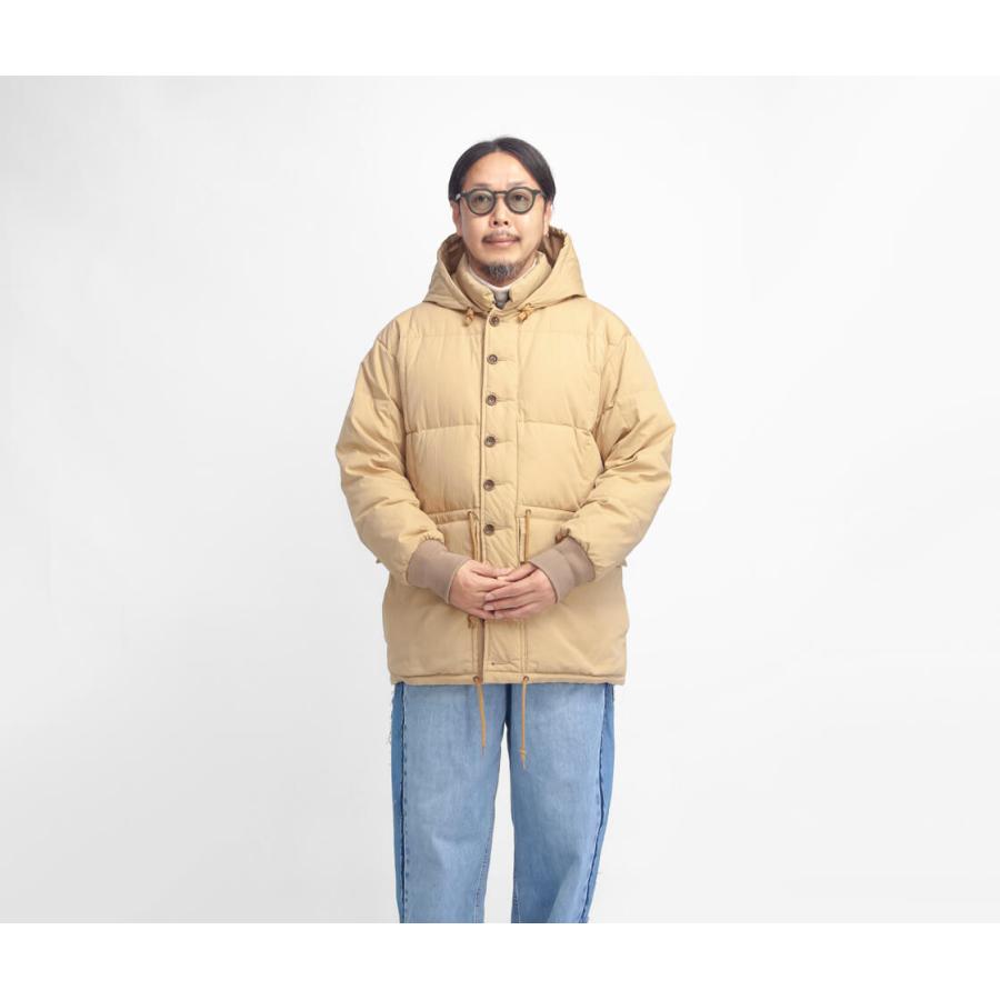 KARA KORAM フード付きダウンジャケット S(USA M)ベージュ Eddie Bauer（エディーバウアー） 【セール価格】エディーバウアー