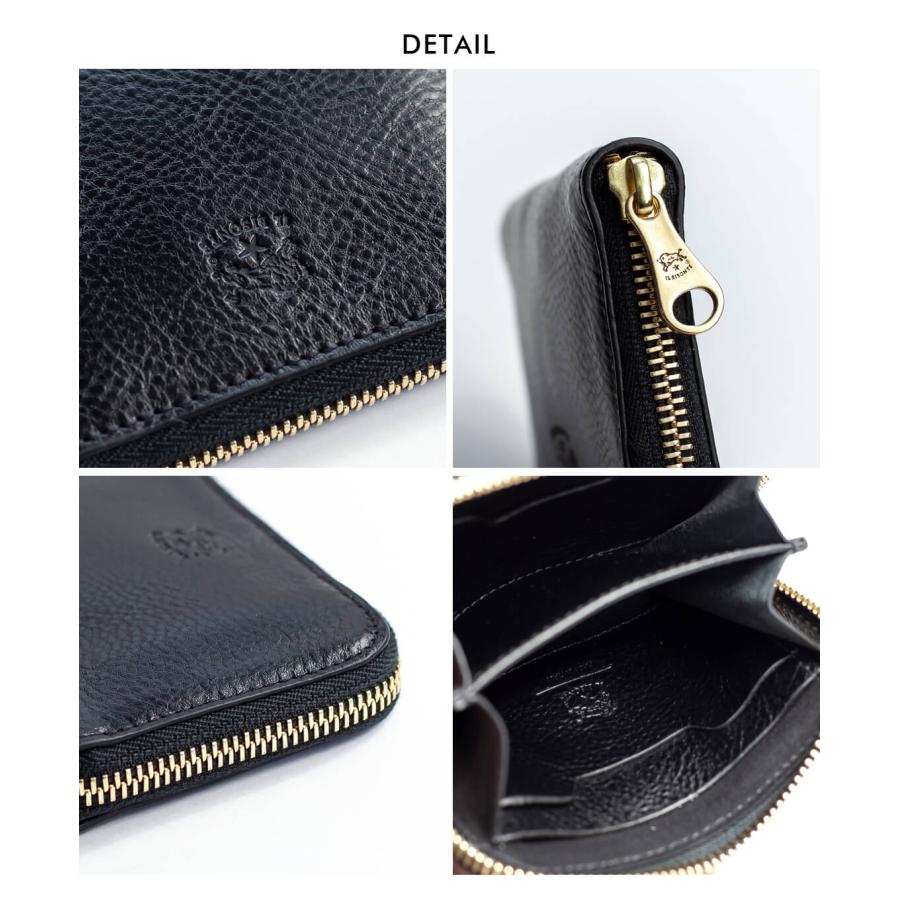 IL BISONTE ミニ財布ブラック ケースラウンドファスナー 楽天市場】イルビゾンテ IL BISONTE 財布 ラウンドファスナー