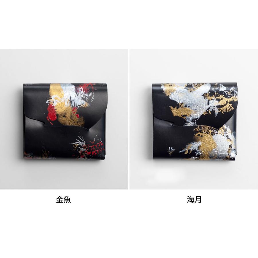 所作（shosa） shosa cp3.5 海月 金魚 三つ折り財布 コンパクト