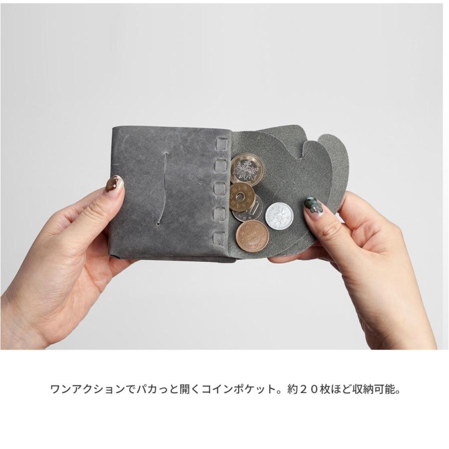 所作（shosa） shosa cp3.5 オイルヌバック 三つ折り財布 コンパクト