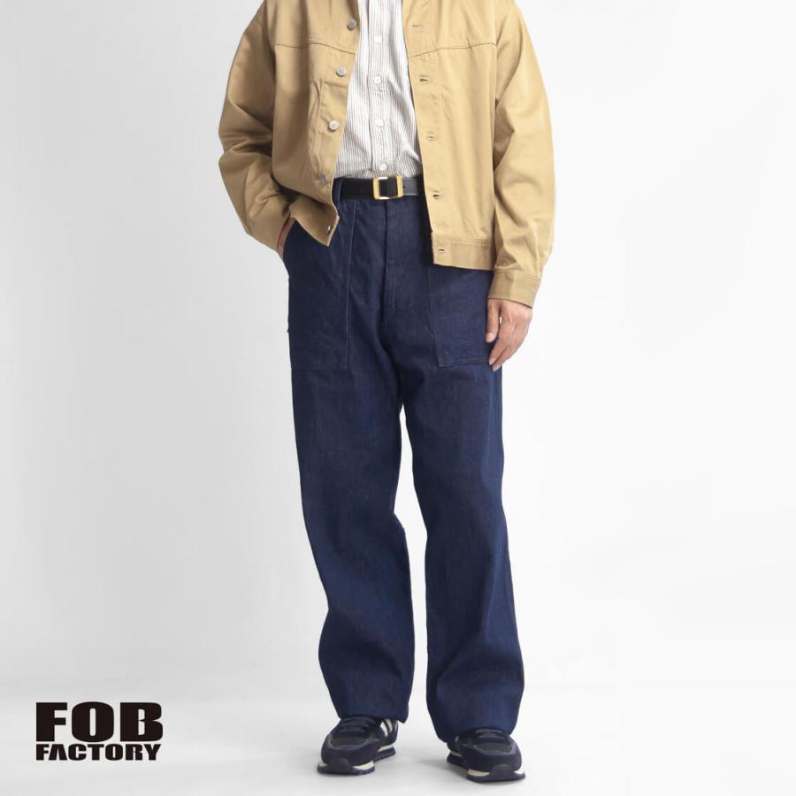 FOB factory パンツ　新品 新色ブラックが追加！ F.O.B FACTORY（エフオービー