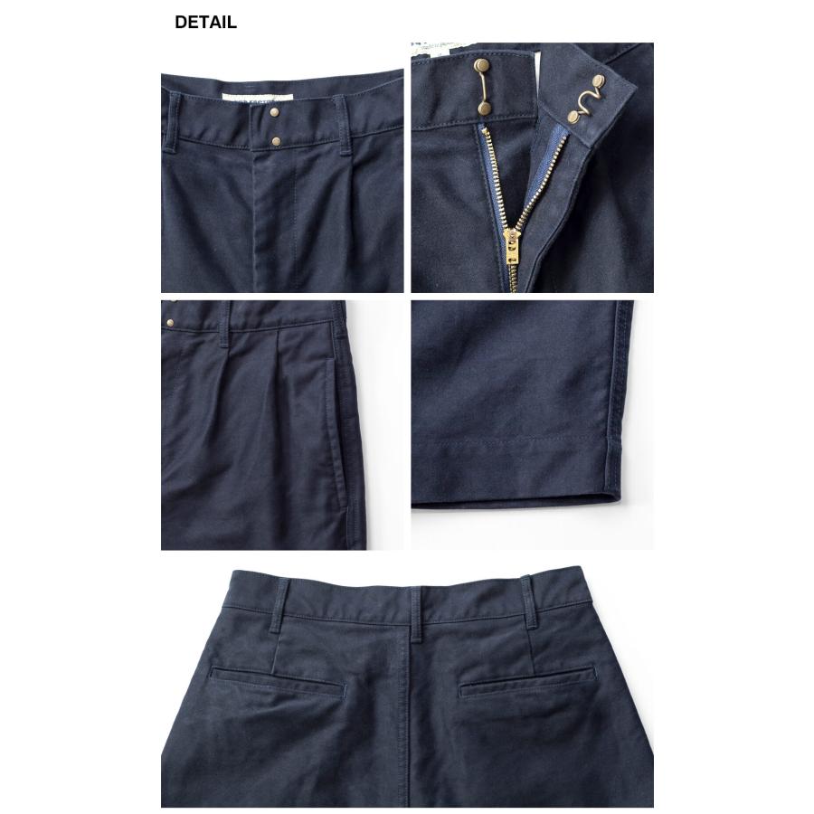 F.O.B FACTORY モールスキンパンツ LL ネイビー FOB FACTORY FOB