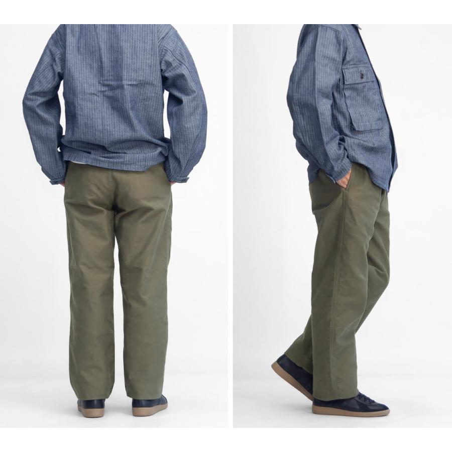 FOB FACTORY FOBファクトリー モールスキントラウザーズ 2タック