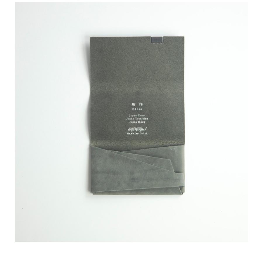 所作（shosa） カードケース 名刺入れ 本革 レザー オイルヌバック