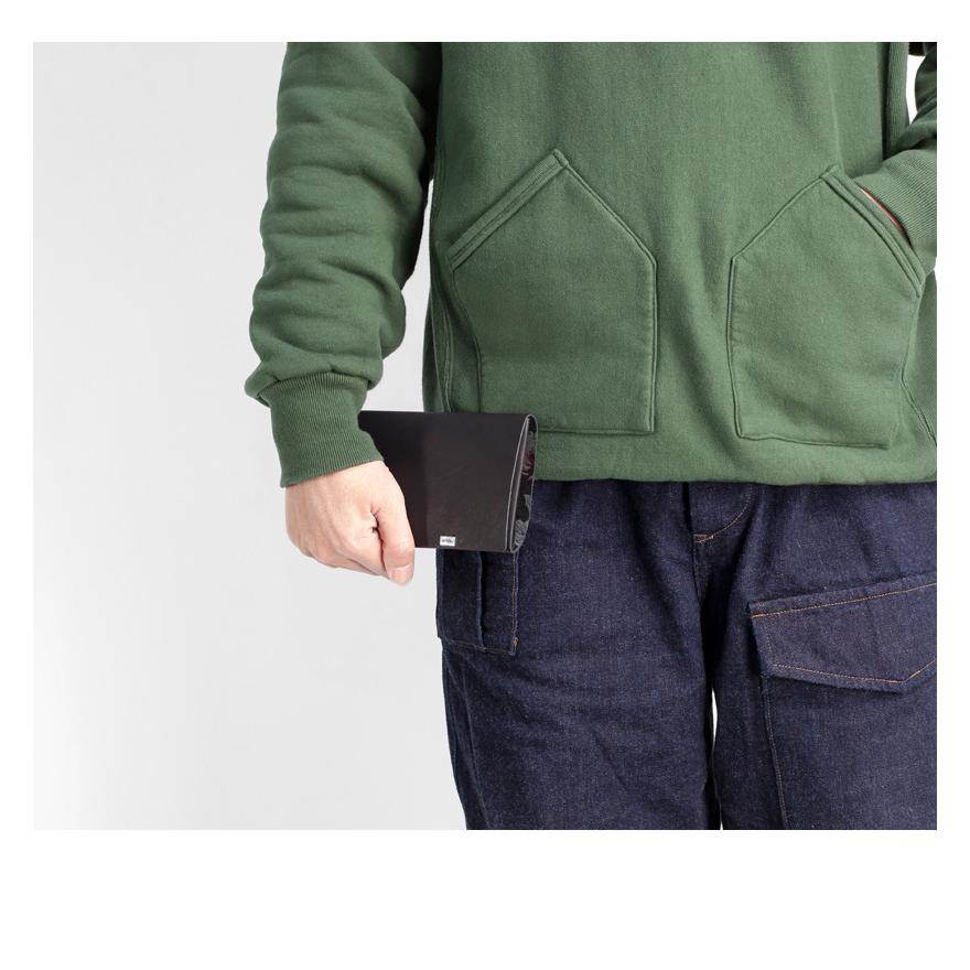 所作（shosa） 長財布 刺繍模様 本革 花柄 レザー 日本製 メンズ