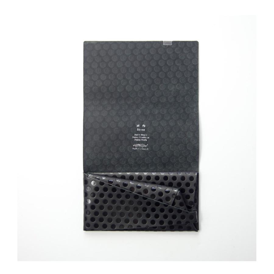 所作（shosa） 長財布 ロングウォレット ポルカドット 本革 レザー
