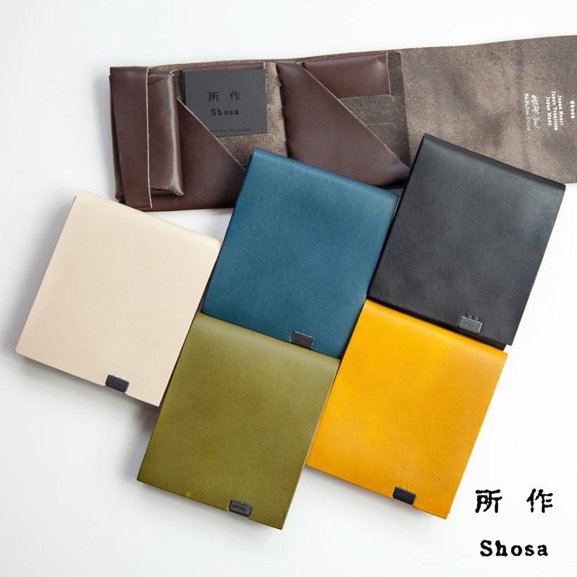 所作 shosa 三つ折り財布 ショートウォレット2.0 本革 レザー basic 日本製 ブランド メンズ レディース :se