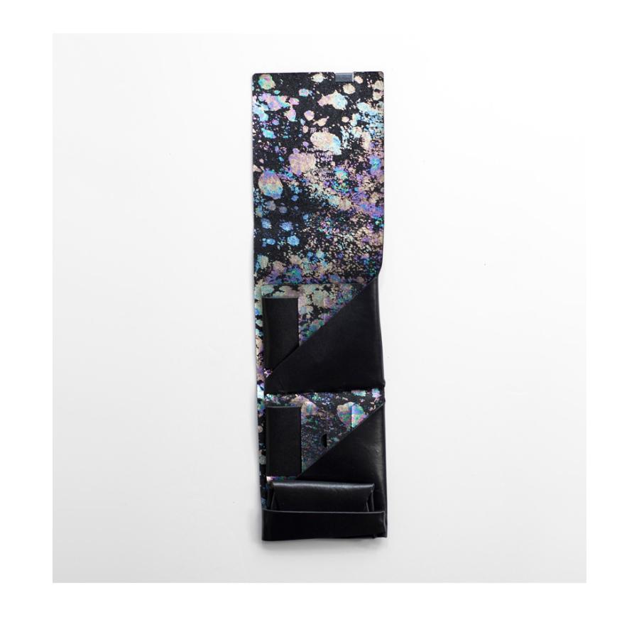 ✧完全限定✧極レア✧3mm✧5A級✧AB✧オーロラ加工✧チャトン詰め合わせ✧ 所作 三つ折り財布 2.0 オーロラ シャボン 本革 日本製 メンズ