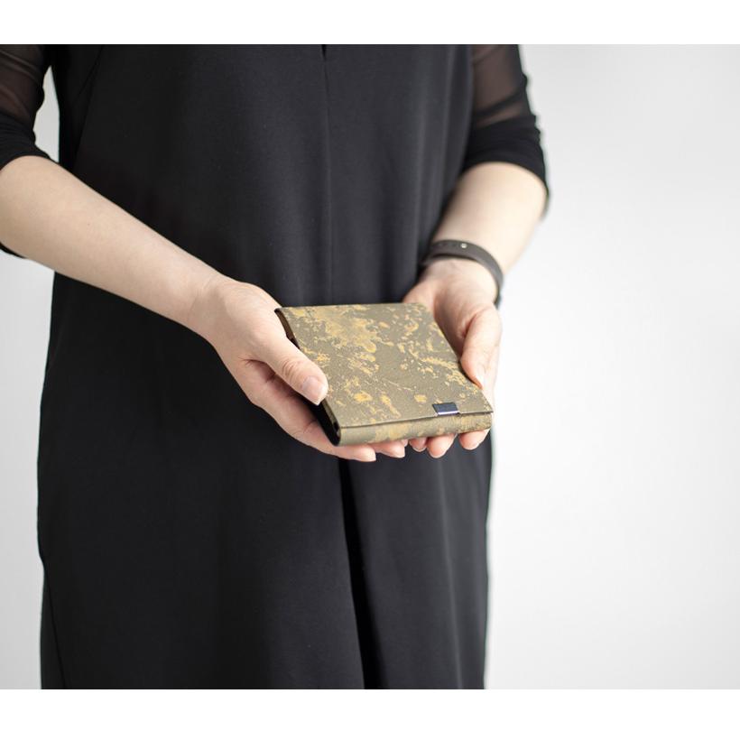 所作（shosa） 三つ折り財布 2.0 満月 月面 本革 レザー 日本製 メンズ