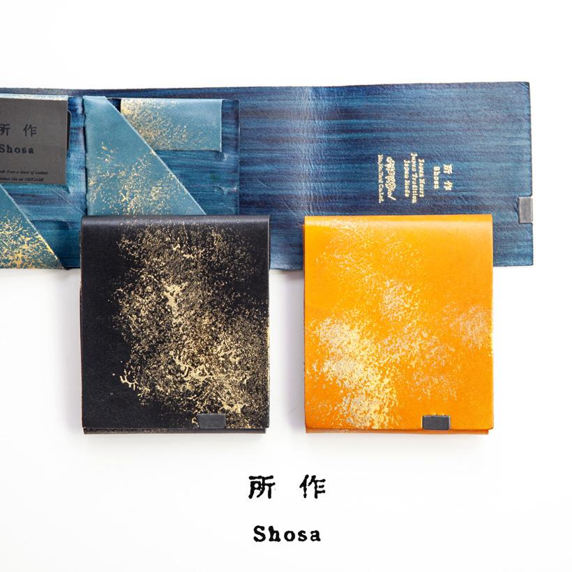 所作（shosa） 三つ折り財布 ショートウォレット2.0 雲母 キララ 本革