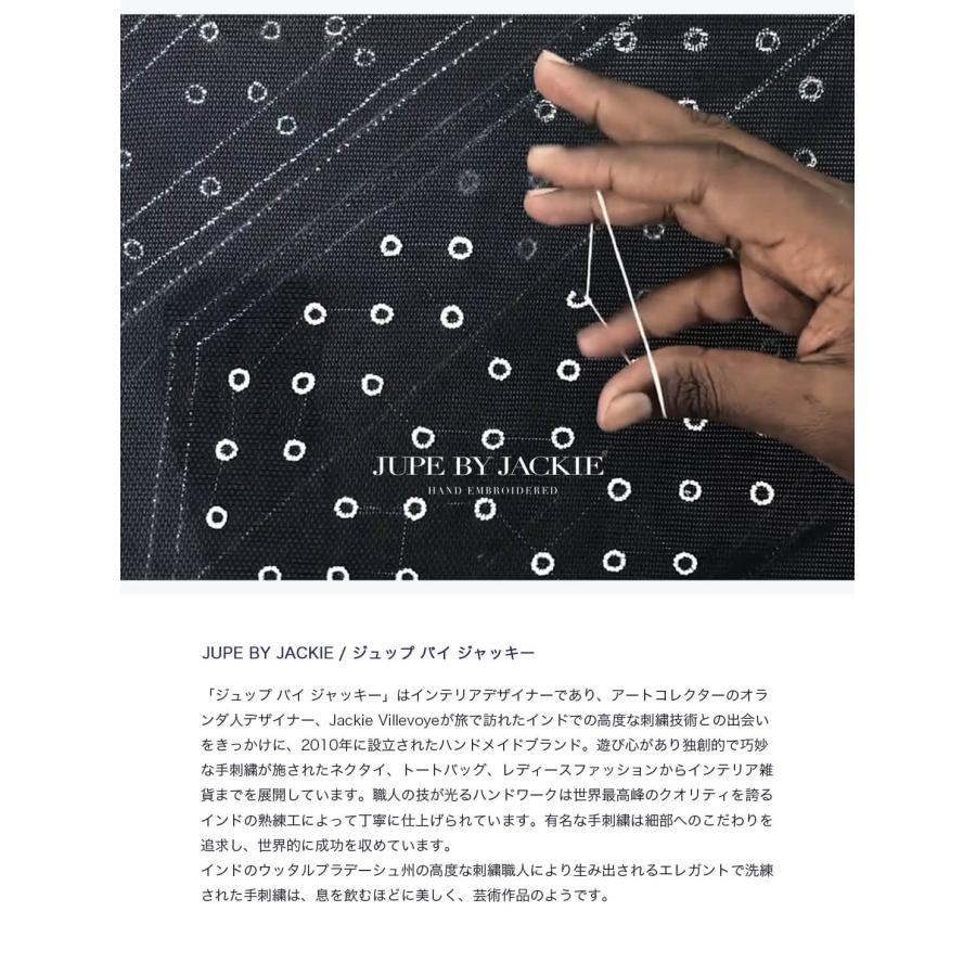 jupe by jackie／ジュップバイジャッキー／ハンドメイドタイ／刺繍 jupe by jackie（ジュープバイジャッキー） ジュップバイジャッキー 手