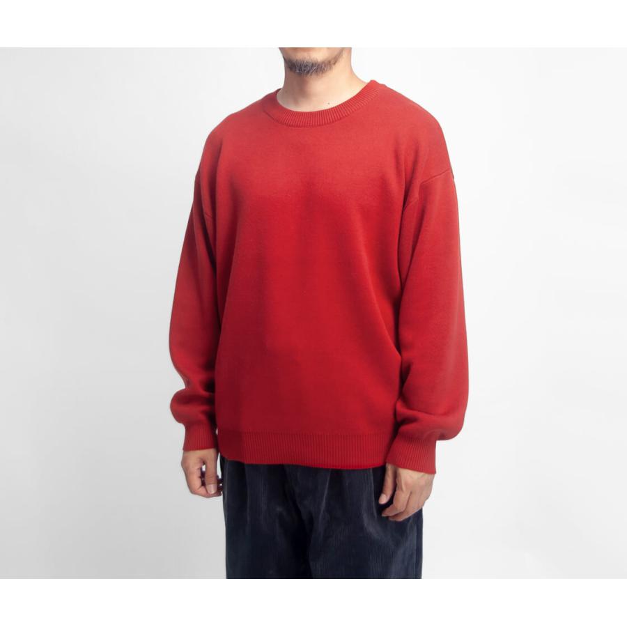 LAOTOUR コットンアクリル ダブルジャカードニット メンズ : MARC