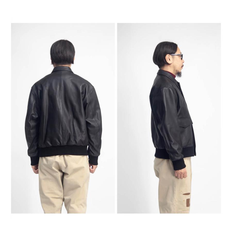 ガマ50s60s Californian レザージャケット ダークブラウン 40s-50s CALIFORNIAN HORSEHIDE ブラウン レザー ジャケット